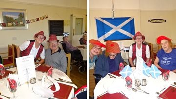 Harrogate care home celebrates Burns Night