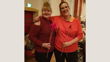 Love is in the air as Worsley care home Residents attend tea dance
