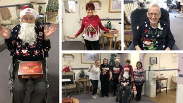 Christmas Jumper Day is a success at Ilkeston care home