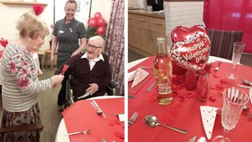 Hamilton care home celebrates Valentine’s Day