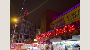 Fun at the Illuminations for Wigan care home Residents