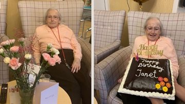 Crieff care home Resident celebrates 96th birthday