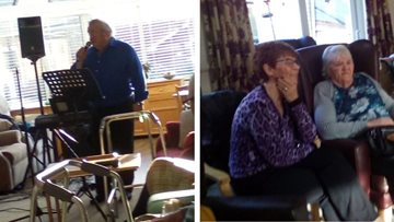 Entertainment hits the right note at Colton care home