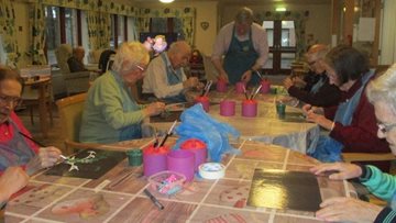 Perth care home Residents explore their creative side