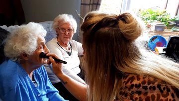 Residents enjoy glamorous makeover at Kirk Hallam care home