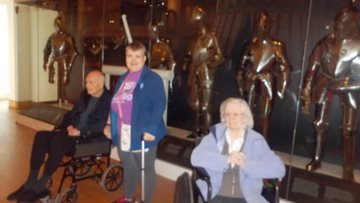Leeds care home takes a journey back in time to Royal Armouries Museum