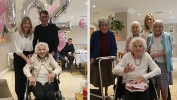 Centenarian celebrates 102nd birthday at Gateshead care home
