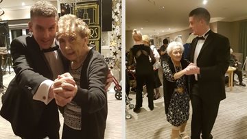 Residents relive their youth with special dance night at Whitley Bay care home