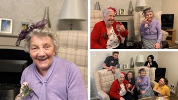 Wedding bells at Coalville care home