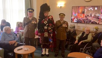 St Andrews care home remembers fallen heroes on Remembrance Day