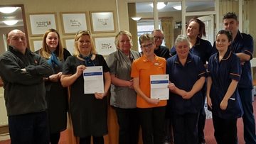 Wishaw care home celebrates success in Care Inspectorate report