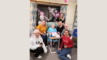 92 birthday candles for Tipton care home Resident
