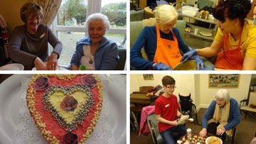 Valentine’s Day celebrations at Grimsby care home