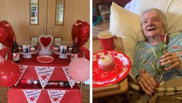 Wigan care home celebrates Valentine’s Day