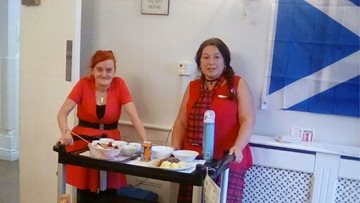 Haggis, neeps and tatties all round as Belper care home celebrates Burns Night