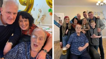 90 birthday candles for Stafford care home Resident