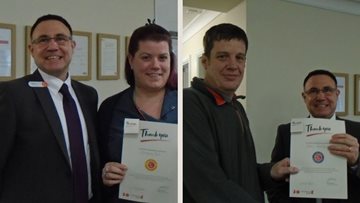 Woodlands View Colleagues celebrate long service