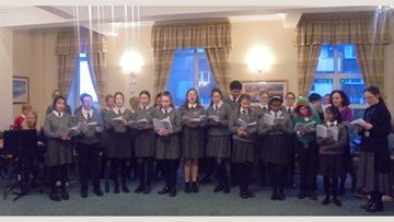 Grosvenor Park welcomes school choir