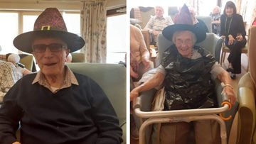 Triple birthday celebrations at Yarm care home