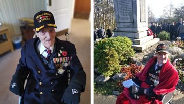 Swansea care home marks Remembrance Day with beautiful local service