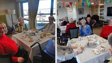 Douglas View enjoy high tea at Abbeydale Court
