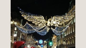 Aston House care home Residents admire local Christmas lights