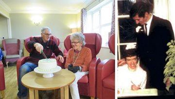 Couple celebrates golden wedding anniversary at Wotton-under-Edge care home