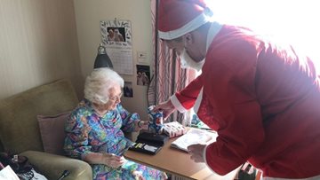 Whitley Bay care home Residents celebrate Christmas