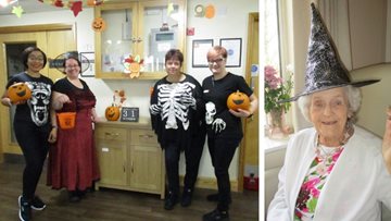 Fancy dress is a success as Hinckley care home celebrates Halloween