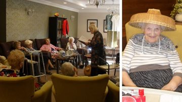 Garforth care home Residents welcome year of the rat