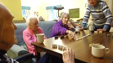 Residents enjoy traditional games afternoon at Grimsby care home