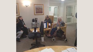 Penrith care home Resident helps find the right candidate for the job