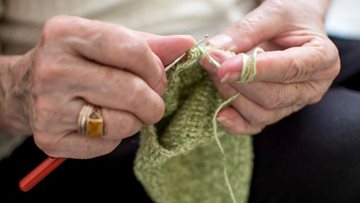 Knitting proves to be a hit at Bridgend care home