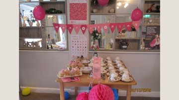 Branston care home wears it pink
