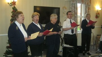 Festive fun for Ashington care home
