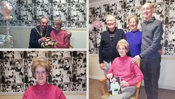 Centenarian celebrates milestone birthday at Irvine care home