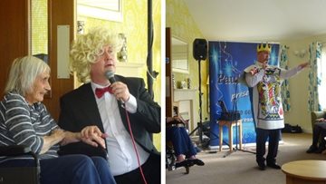 Entertainment hits the right note at Scunthorpe care home