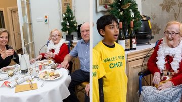 Care home raises £200 for Oxfordshire Lowland Search and Rescue during annual Christmas party