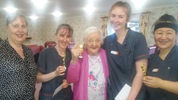 Glasgow care home celebrates hardworking team during Proud to Care week