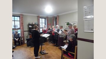 Crewe care home welcome Women’s Institute choir