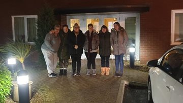 Consett care home team members help the homeless