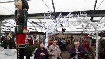 Newton Aycliffe care home Residents enjoy festive trip to garden centre