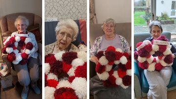 Arts and crafts take a festive twist at Moreton-in-Marsh care home