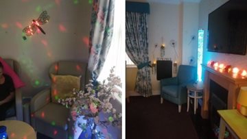 Launch of new sensory room is a success at Newton Heath care home