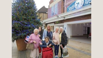 Whittlesey care home Residents enjoy Christmas shopping trip