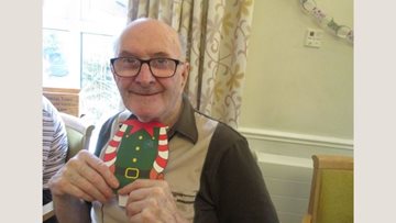 Elf day at Stafford care home