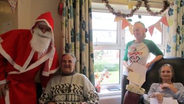 Christmas carols at Mountain Ash care home