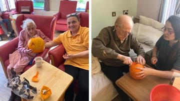 Residents enjoy terrifyingly good party as Coventry care home celebrates Halloween