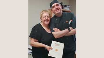 Glenrothes care home celebrates long service of dedicated Chef