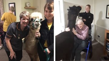 Residents welcome adorable furry friends to Skellingthorpe care home